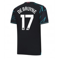 Manchester City Kevin De Bruyne #17 Tretí futbalový dres 2023-24 Krátky Rukáv